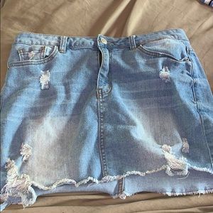 Jean skirt